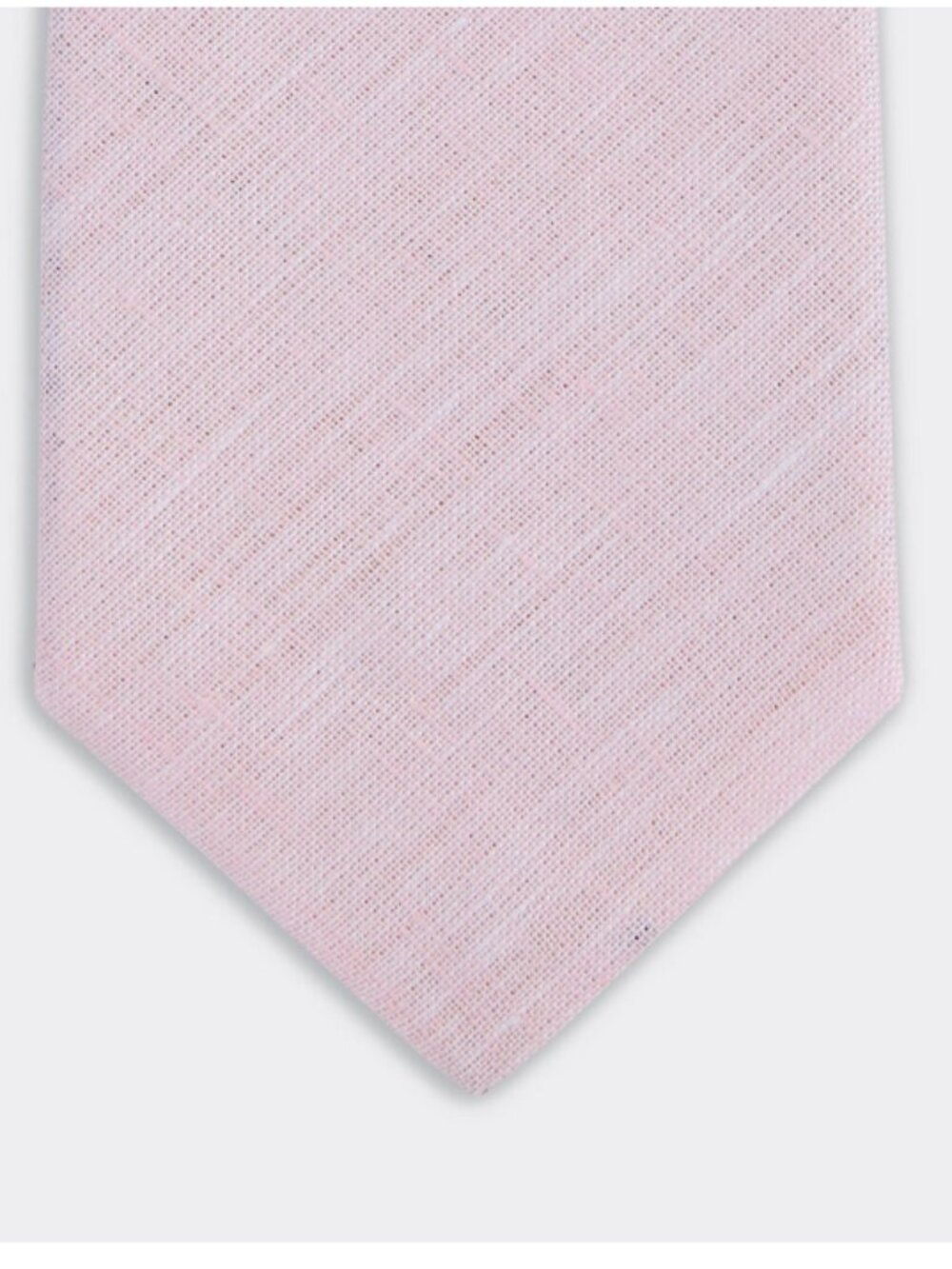 Vineyard Vines Solid Linen Woven Kennedy Tie, Flamingo